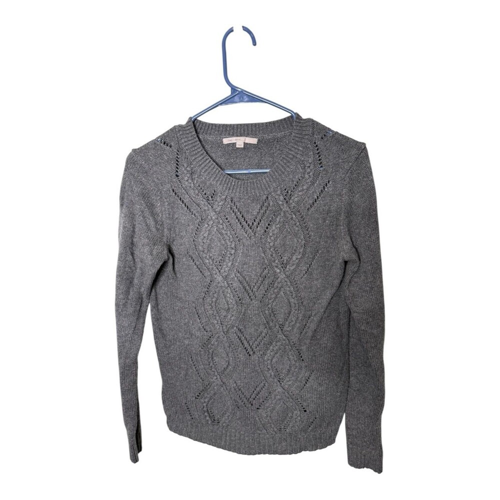 Gap Gray Medium Cable Knit Sweater